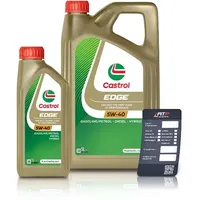 Castrol 6 L EDGE 5W-40 + Ölwechsel-Anhänger [Hersteller-Nr. 1535F1]