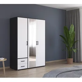 Rauch Drehtürenschrank VOYAGER 140 x 194 x 53 cm Grau