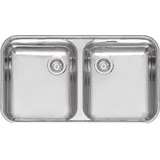 Reginox L18 links Einbauspüle Edelstahl poliert Handbetätigung 790 x 445 mm