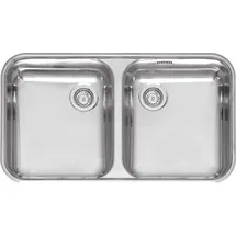 Reginox L18 links Einbauspüle Edelstahl poliert Handbetätigung 790 x 445 mm