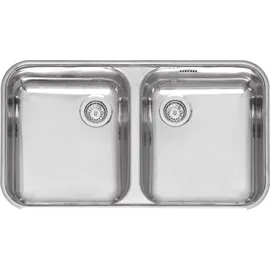 Reginox L18 links Einbauspüle Edelstahl poliert Handbetätigung 790 x 445 mm