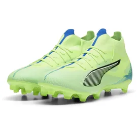 Puma Ultra 5 Match+ FG/AG Soccer Shoe, Fizzy Apple White-BLUEMAZING, 48 EU