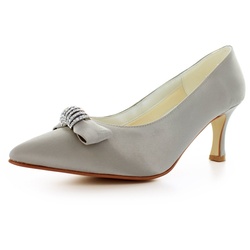 White Lady 705 Vintage Satin-Pumps Pumps braun 41