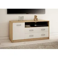 Home collective TV-Schrank 110cm breit Lowboard mit Matter Oberfläche