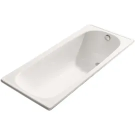 jika H2340200000001 - Badewanne Riga 120x70 Stahl/weiß - Weiß