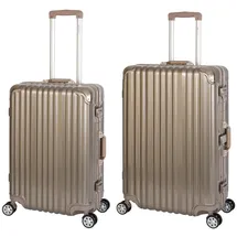 TRAVELHOUSE London 2-Rollen 67 cm / 108 l gold/silber