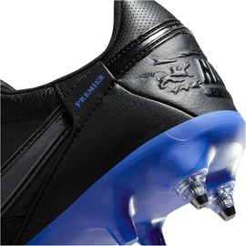 Nike The Premier Iii Sg-Pro Stollen-Fußballschuhe aus Känguru-Leder 007 - black/black-hyper royal 44.5