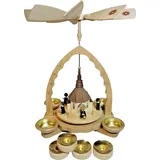 Richard Glässer Teelichtpyramide Seiffener Kirche, Seiffen, Erzgebirge #16046