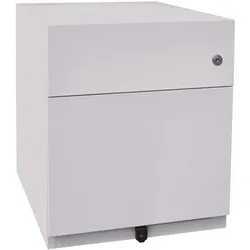 Bisley Stahl-Rollcontainer »Note« mit Hängeregistratur, mit Griffleiste grau, 42x49.5x56.5 cm