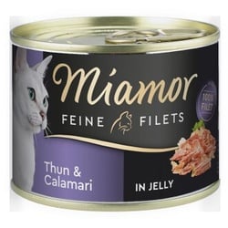 Miamor Feine Filets in Jelly Thunfisch & Calamari 24x185 g