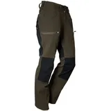 Hubertus Funktionshose Stretch, oliv-schwarz, 48