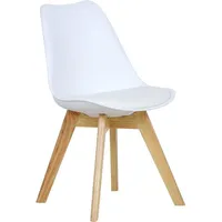 Woltu Esszimmerstuhl mit Massivholz Beine, Skandinavische Küchenstühle, Wohnzimmerstuhl, Retro