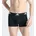 Cotton Boxershorts Schwarz Weiß Grau S