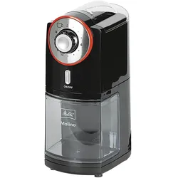 MELITTA Kaffeemühle Stahl Scheibenmahlwerk 100Watt schwarz