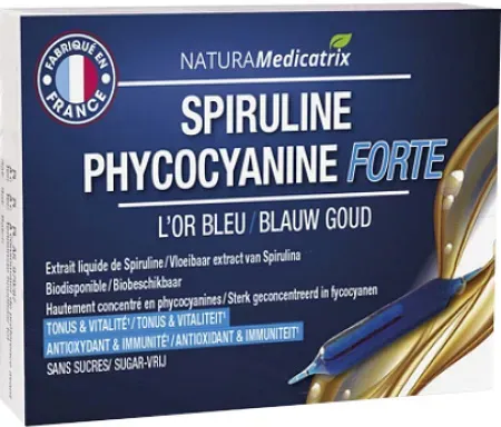 Natura Medicatrix Spirulina Phycocianin Forte 20 Ampullen