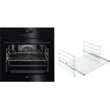 AEG Einbaubackofen »BSE792220B«, Serie 9000, BSE792220B, mit Vollauszug, Steam Clean, schwarz