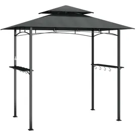 vidaXL Grillpavillon 2,4 x 1,5 m Anthrazit