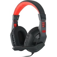 Redragon H120 headphones/headset Wired Head-band Gaming Black, Red (Kabelgebunden), Gaming Headset, Rot, Schwarz