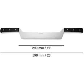 Arcos Universal Professionelles Käsemesser - Klinge Nitrum Edelstahl 290 mm - HandGriff Polyoxymethylen (POM) Farbe Schwarz