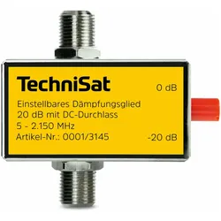 Technisat Einstelbares Dämpfungsglied mit F-Buchse