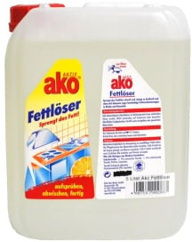 ako® Fettlöser mit Aktivformel, aufsprühen, abwischen, fertig, 5 l - Kanister