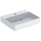 Geberit ONE Waschtisch 50 cm, mit Hahnloch mittig, weiß/KeraTect 505019001