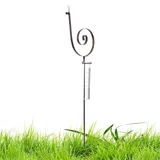 Gartenstecker-Regenmesser, Regenmesser für den Garten | Outdoor Regenmesser Schneckendekor | Monitor-Niederschlagsausrüstung, Terrassendekoration, Regenmesser, Metallstatue für Rasen, Innenhof