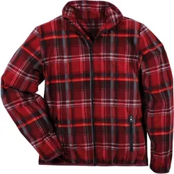 WerkzeugHERO Fleece-Hemdjacke Gr. S rot-kariert