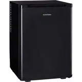 PKM Minibar-Kühlschrank MC40A+ HotelMate | Ideal für kleine Küche, Büro, Schlafzimmer, Hotels | Nutzinhalt 34L | Höhe 56cm | 96kWh | Sehr leise 22dB | schwarz