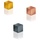 Sigel C5 "Strong" Magnete farbsortiert, Metall 1,1 x 1,1 x 1,1 cm, 3 St.