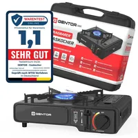 GENTOR Gaskocher inkl. Tragekoffer GTGK227