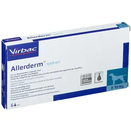 Virbac Allerderm Spot on für Hunde < 10 kg 6 x 4 ml