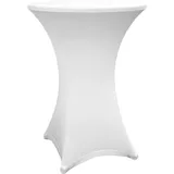 Lumaland Stehtischhusse | Ø 70-75 cm - Weiß