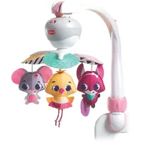 Tiny Love Take Along Mobile, 3-in-1 Musik Mobile Baby Elektrisch, 0+ Monate, Mobile Babybett, Mobile mit Musik, 3 Verbindungsstücken, 5 Melodien, 30 Minuten Kontinuierliche Musik, Tiny Princess Tales