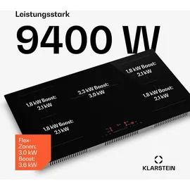 Klarstein HaloSync Induktionskochfeld mit Dunstabzug