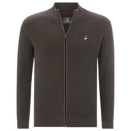 Jan Vanderstorm Strickjacke NORANDER Braun 5XL