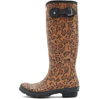 Hunter Footwear Damen Regenstiefel mit Leopardenmuster, Leopard, 40.5 EU - 40 EU