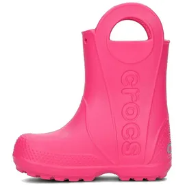 Crocs Handle It Rain Boot K, Unisex-Kinder Gummistiefel, Pink 23/24 - Rosa