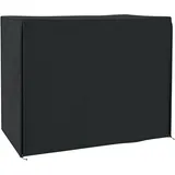 Hollywoodschaukel Abdeckung Wasserfest Schutzhülle Für Gartenschaukel Mit Uv-schutz Oxford Schwarz 220 X 125 X 172 Cm