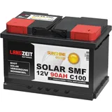 LANGZEIT SOLAR SMF 90AH 12V Solarbatterie Boots Versorgungsbatterie 80Ah 85Ah