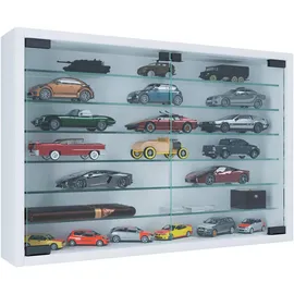VCM Hängevitrine Mandosa XL 60 x 40 x 10 cm Weiß