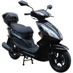 Motorroller GT UNION "GT3 25", schwarz (schwarz, schwarz), Motorroller & Mofas, 25 km/h, Luftgekühlter Motor, B:68cm H:105cm L:183cm