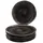 Mambocat 6er Set Dessert- Kuchenteller Zakynthos Reactive Glaze Schwarz Ø 24321870