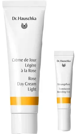 Dr. Hauschka Onpack Leichte Tagescreme Rose 30ml + Getönte Emulsion 2,5ml
