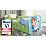 raumhirsch furniture Kinderbett 80 x 160 cm Holzwerkstoff grün