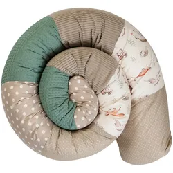 Ullenboom Nestchenschlange 200 cm Waffelpiqué/Cord, mehrfarbig