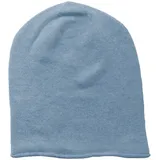 Mississhop 381 Feinstrick Kaschmir-Gemisch Beanie Mütze Slouch/XXL Schal/Handschuhe Jeansblau Einheitsgroesse Muetze