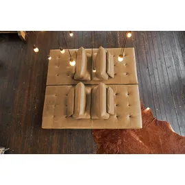 KAWOLA Ecksofa Wiolo Leder cognac