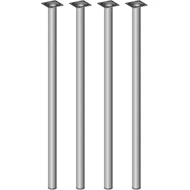 diy elements Element System Möbelfüße 4er-Set BURGUND Tischbeine Tischgestell Ø30 Aluminium