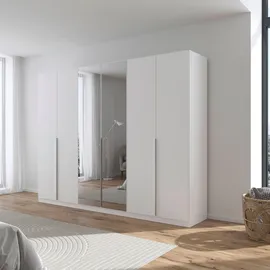 Rauch »Kleiderschrank Schrank Garderobe AGORDO mit Dekor- oder Hochglanzfront«, (in zwei Griff-Farben), durchdachte Innenausstattung, in 6 Breiten und 2 Höhen MADE IN GERMANY, weiß